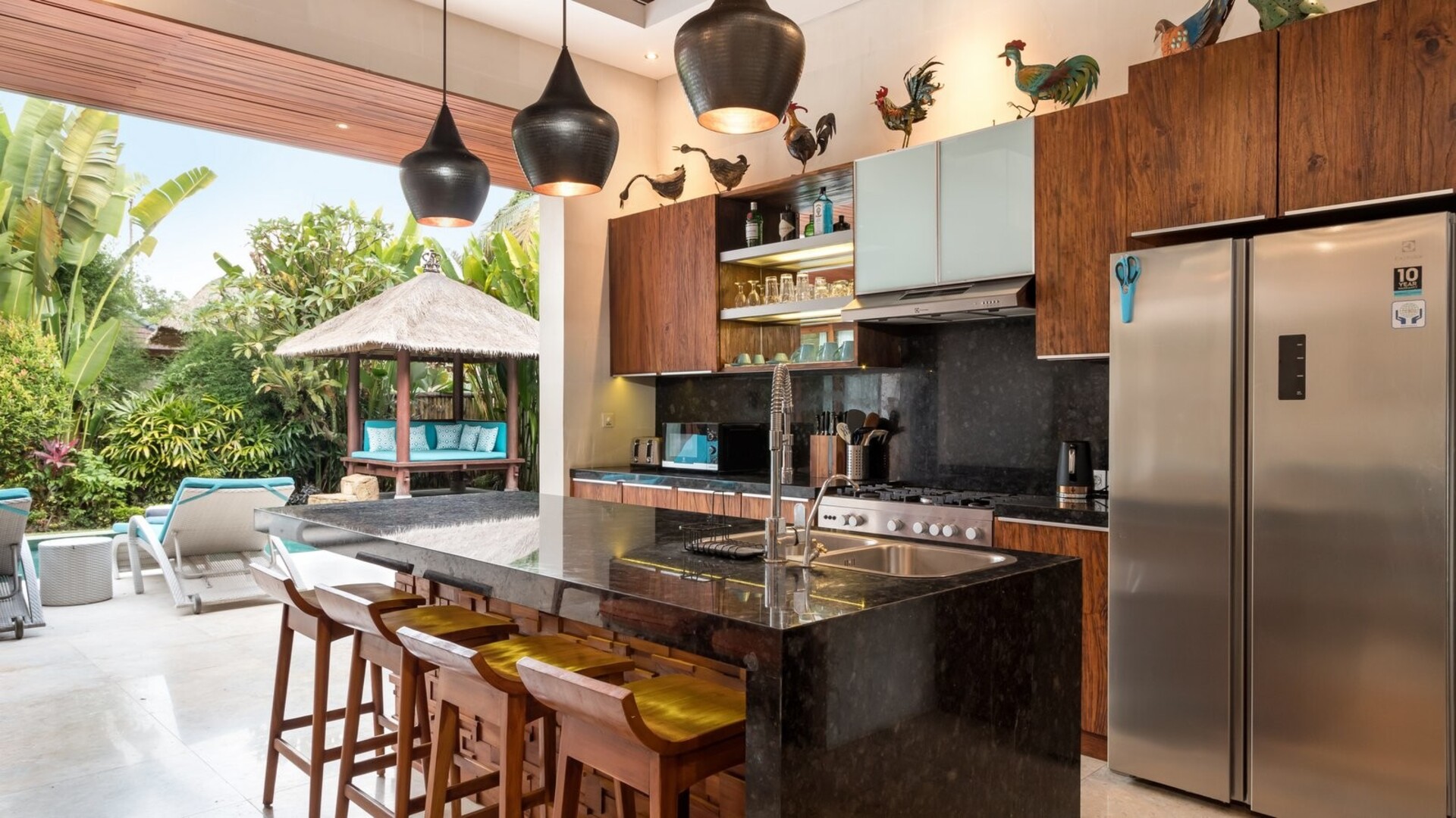 Genießen Sie Ihren Urlaub in einer luxuriösen 5-Sterne-Villa in Candidasa, günstiger als ein Hotel, Villa Bali 2243