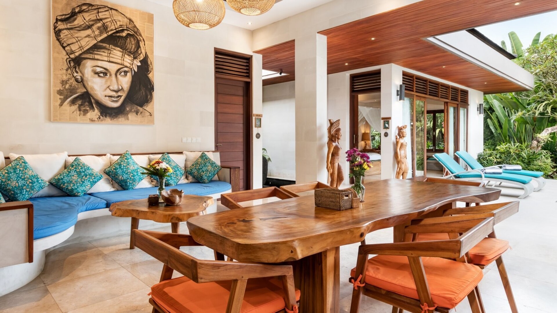 Genießen Sie Ihren Urlaub in einer luxuriösen 5-Sterne-Villa in Candidasa, günstiger als ein Hotel, Villa Bali 2243