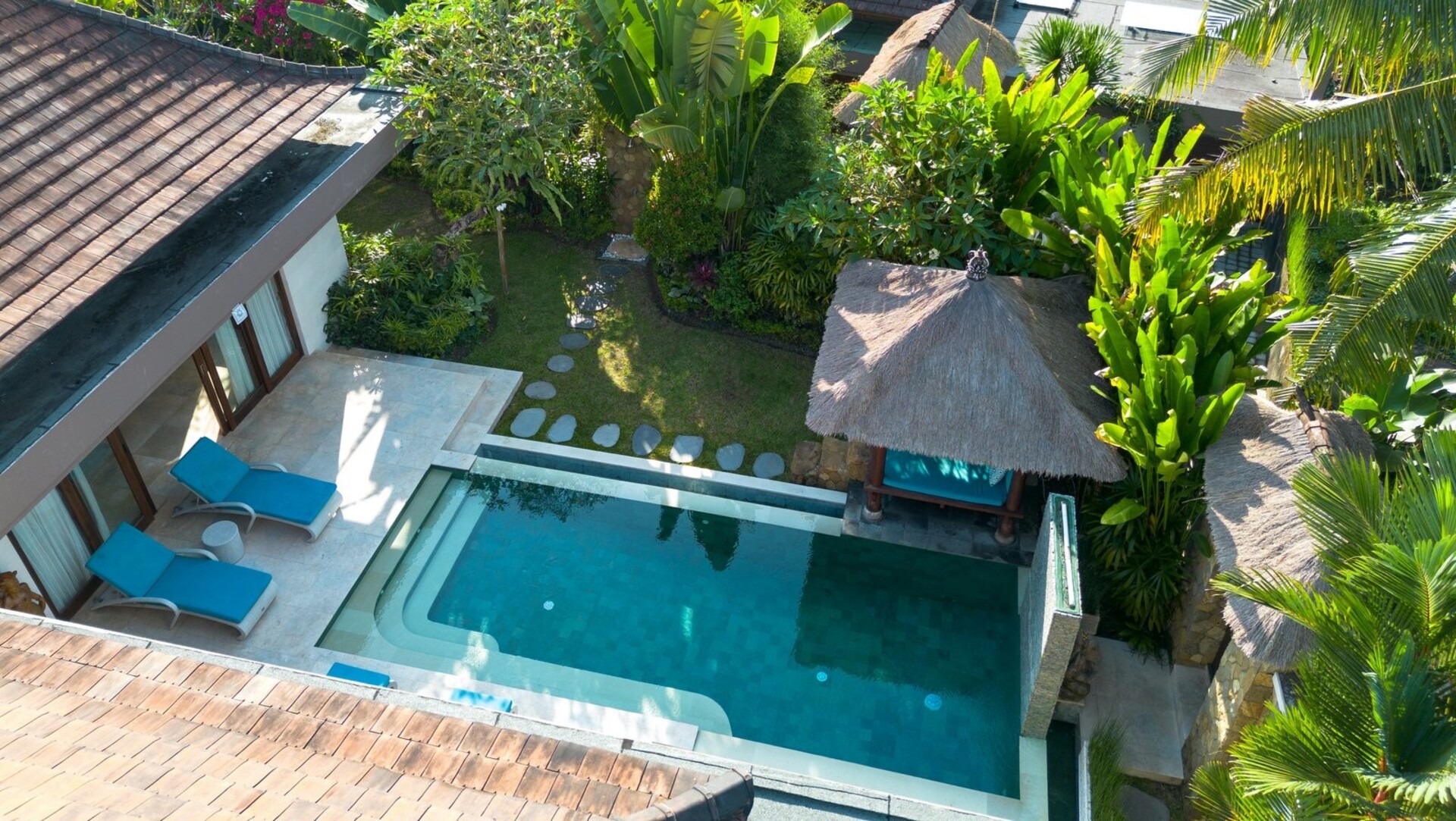 Genießen Sie Ihren Urlaub in einer luxuriösen 5-Sterne-Villa in Candidasa, günstiger als ein Hotel, Villa Bali 2243
