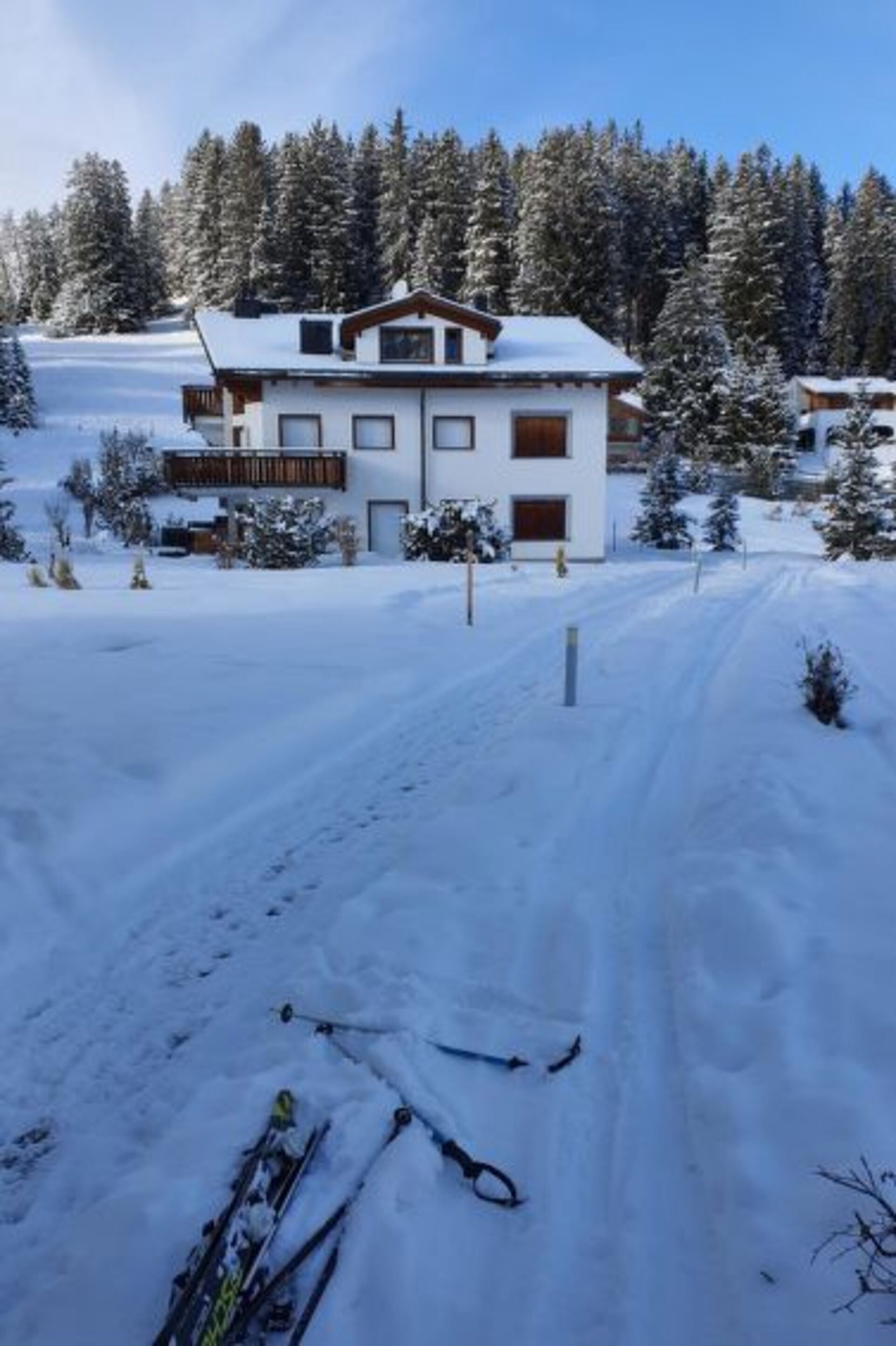 Ruhiges Refugium mit 2 Schlafzimmern in Graubünden, 1125