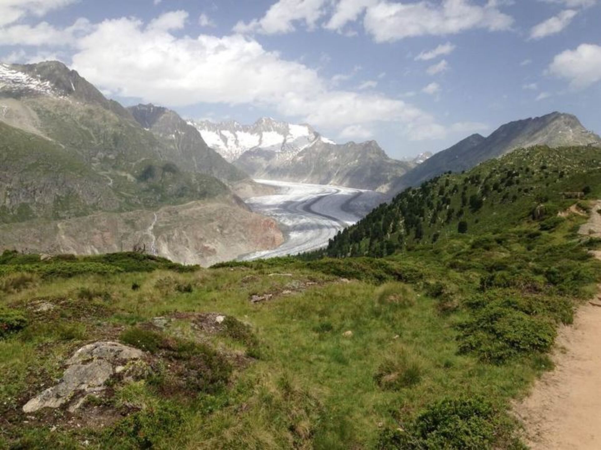 Friedliche Bergoase im Wallis, 1362