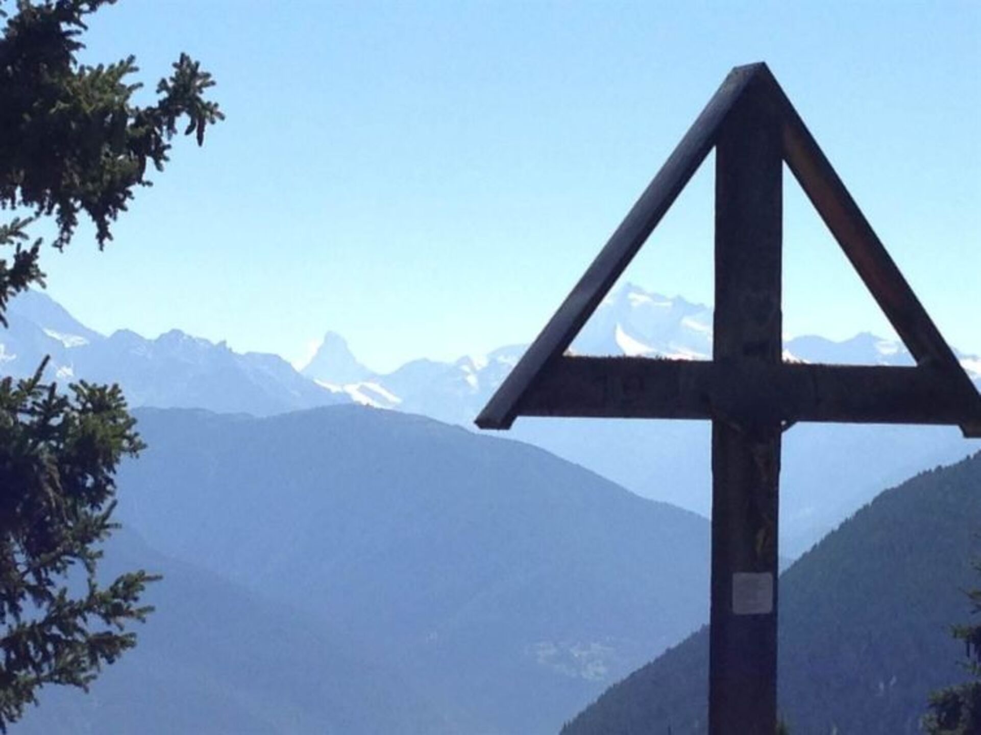 Friedliche Bergoase im Wallis, 1362