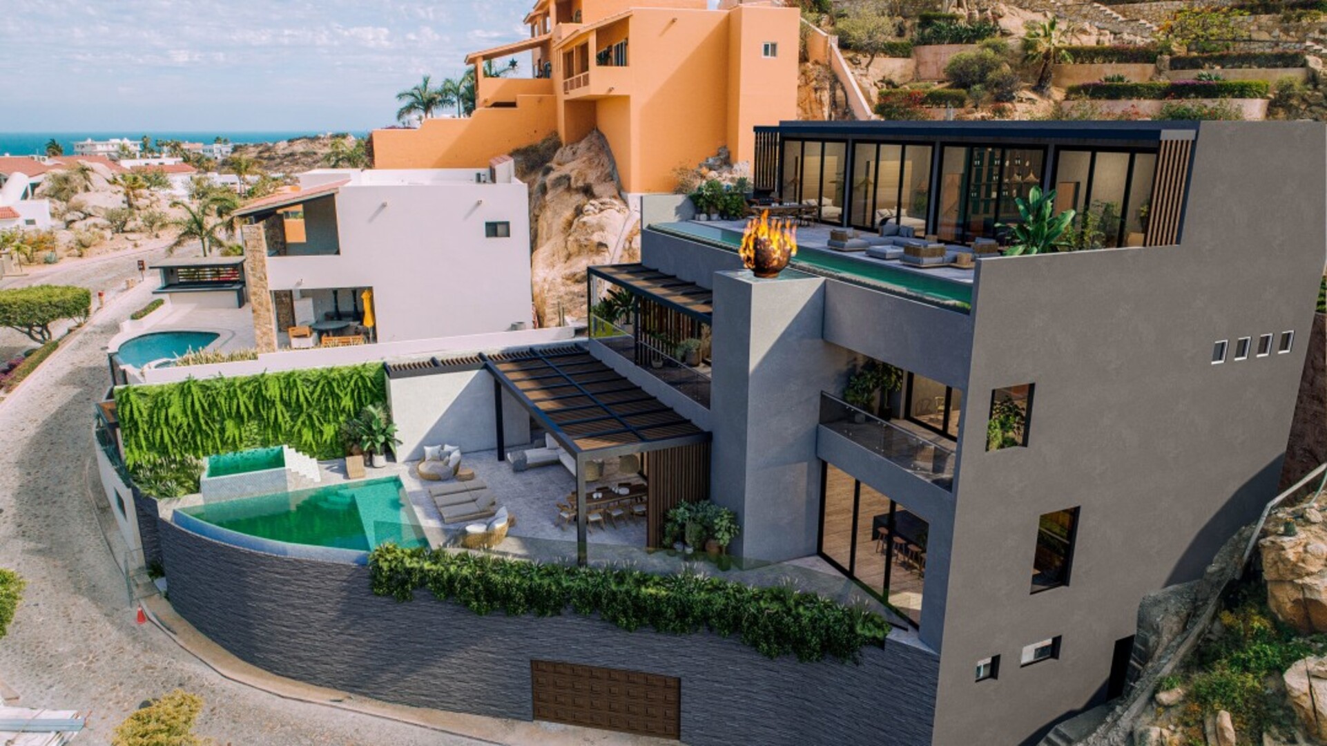 5-Sterne-Privatvilla mit atemberaubender Aussicht