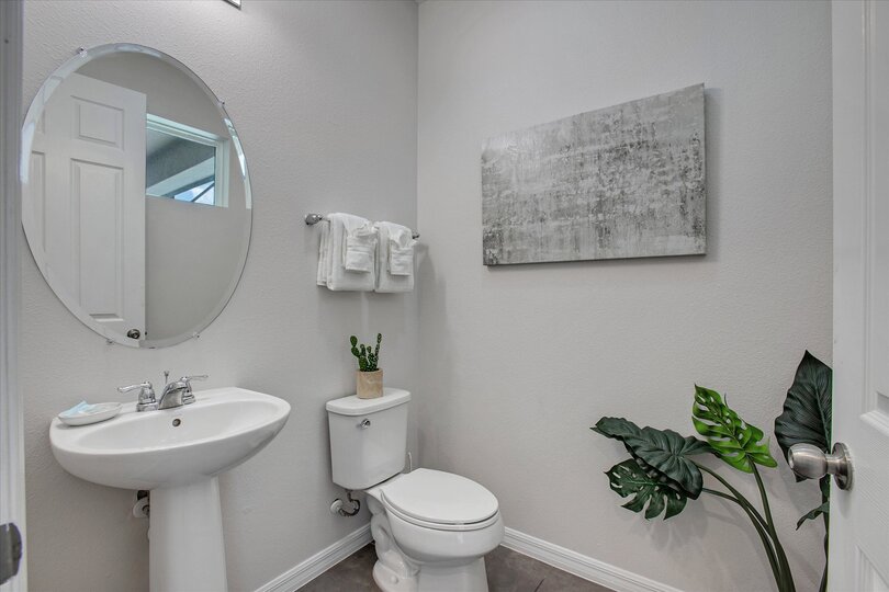 Half Bathroom 
By Pool