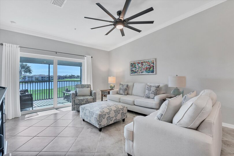 Comfortable seating in the living room