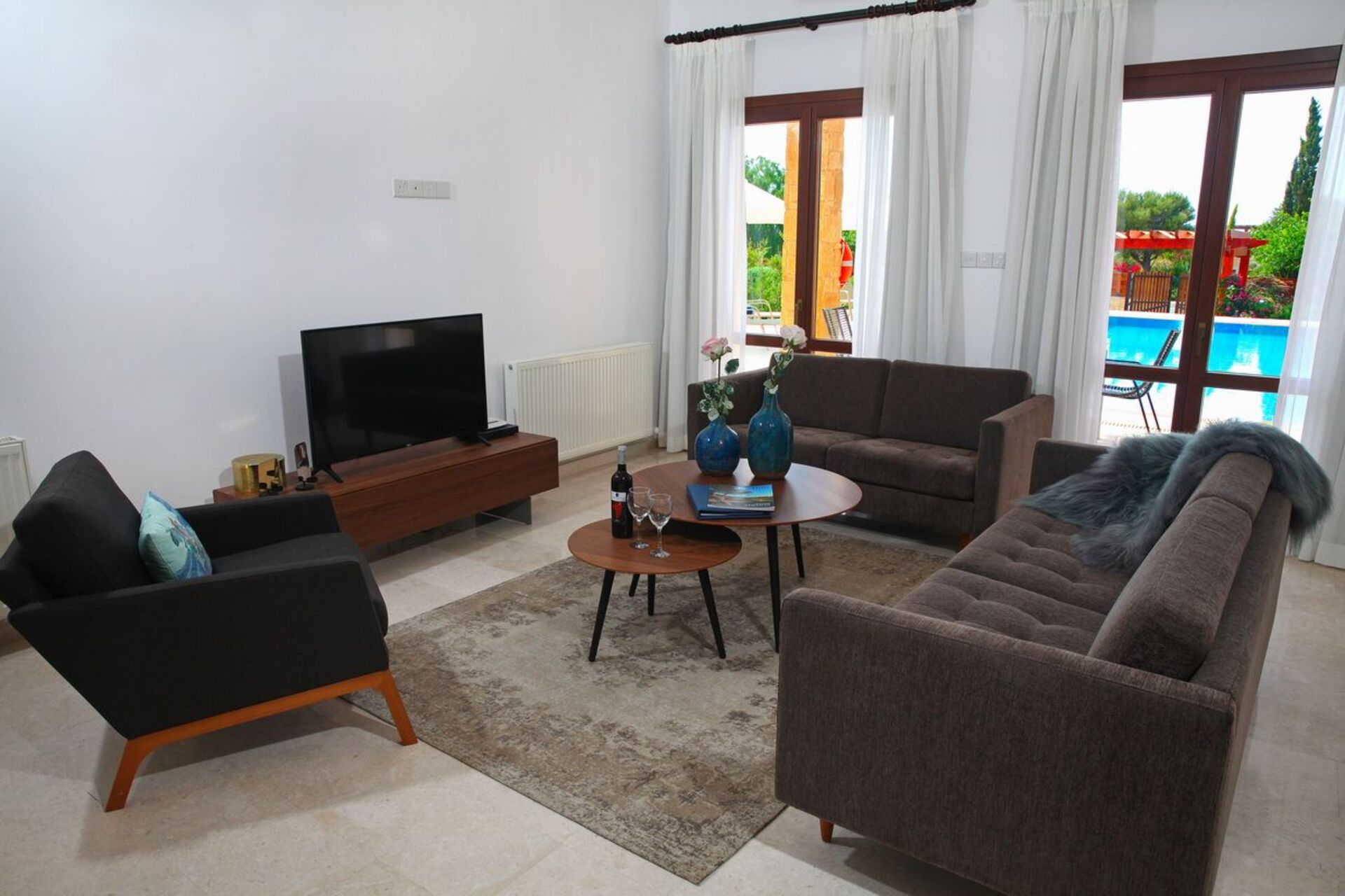 Luxuriöses Wohnen mit malerischer Ruhe im Freien, Paphos Villa 1487