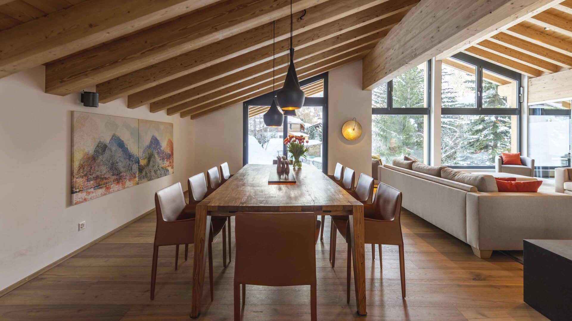 Genießen Sie die Erhabenheit der Natur und exquisiten Luxus, Walliser Chalet 1392
