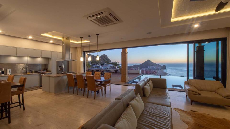 Luxuriöse 5-stöckige Cabo San Lucas Villa 1054 mit atemberaubender Aussicht