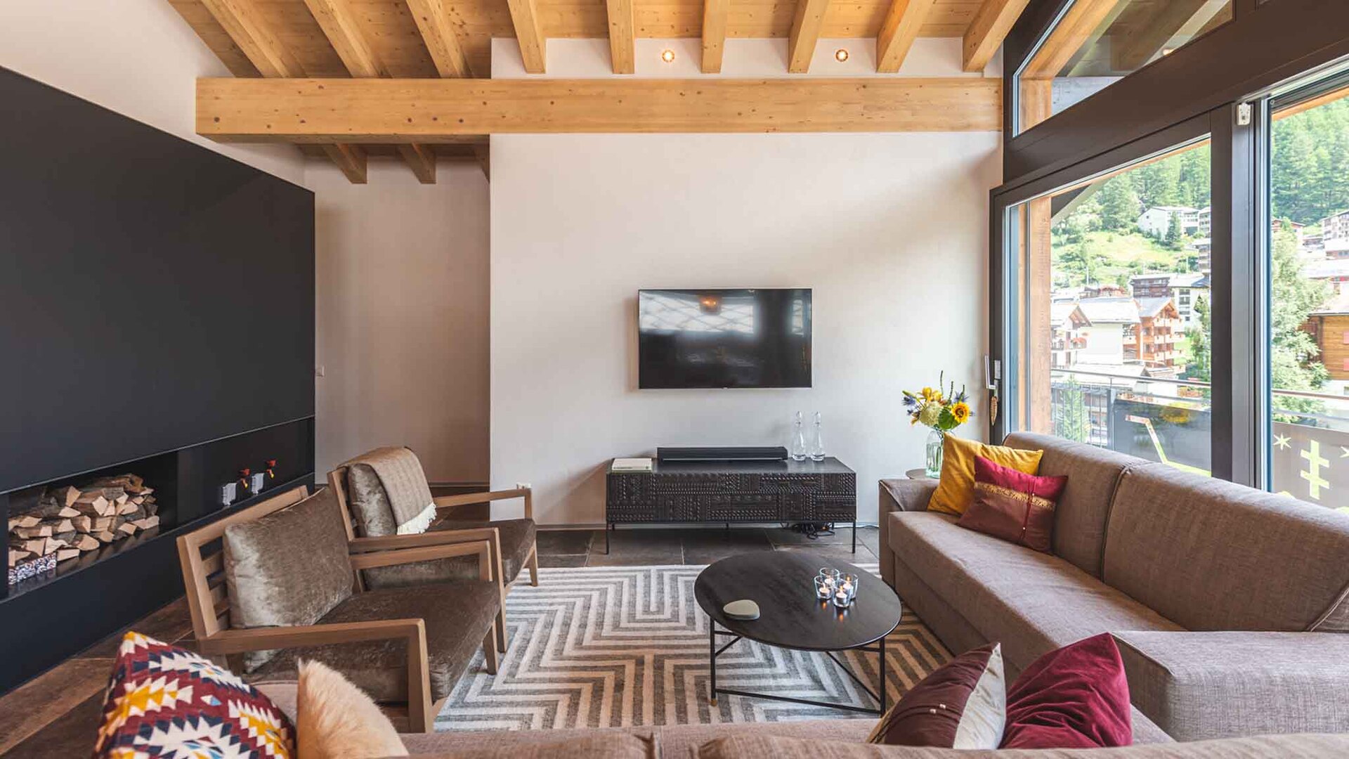 Erleben Sie Luxus mit Bergblick, Walliser Chalet 1395