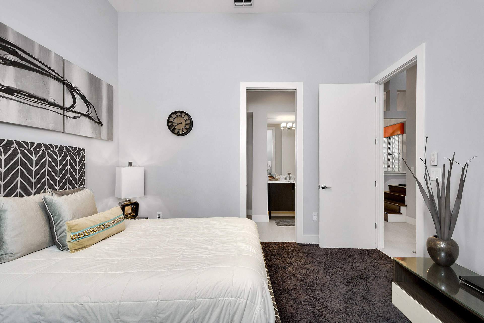 This bedroom offers a good night rest