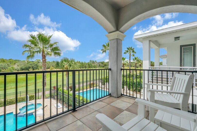 Breathtaking view from the balcony