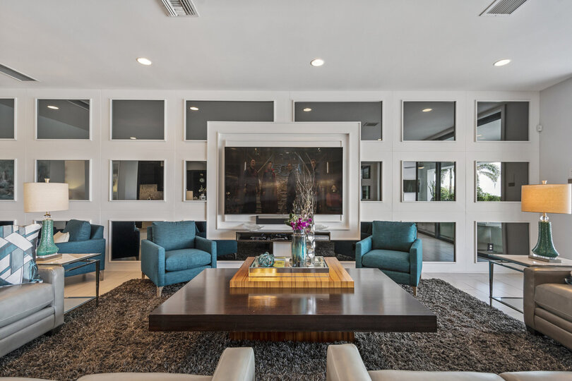 Plenty of plush seating for relaxing and hanging out