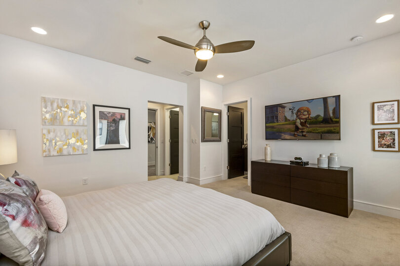 With an ensuite bathroom and large SMART TV