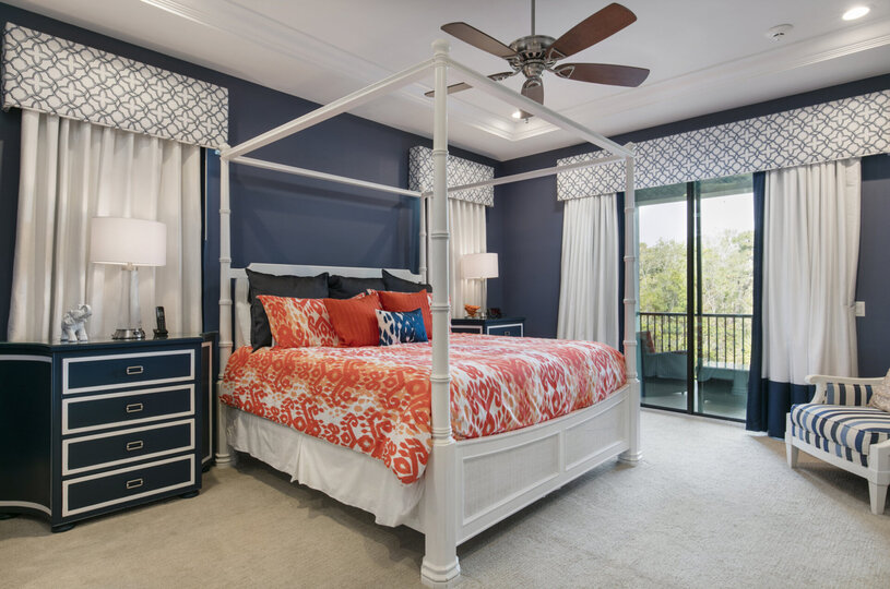 Master Suite 6 with access to patio balcony