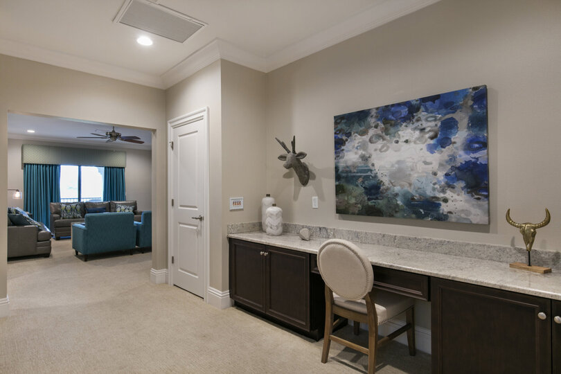 Be greeted with beautiful decor as you head to the third floor