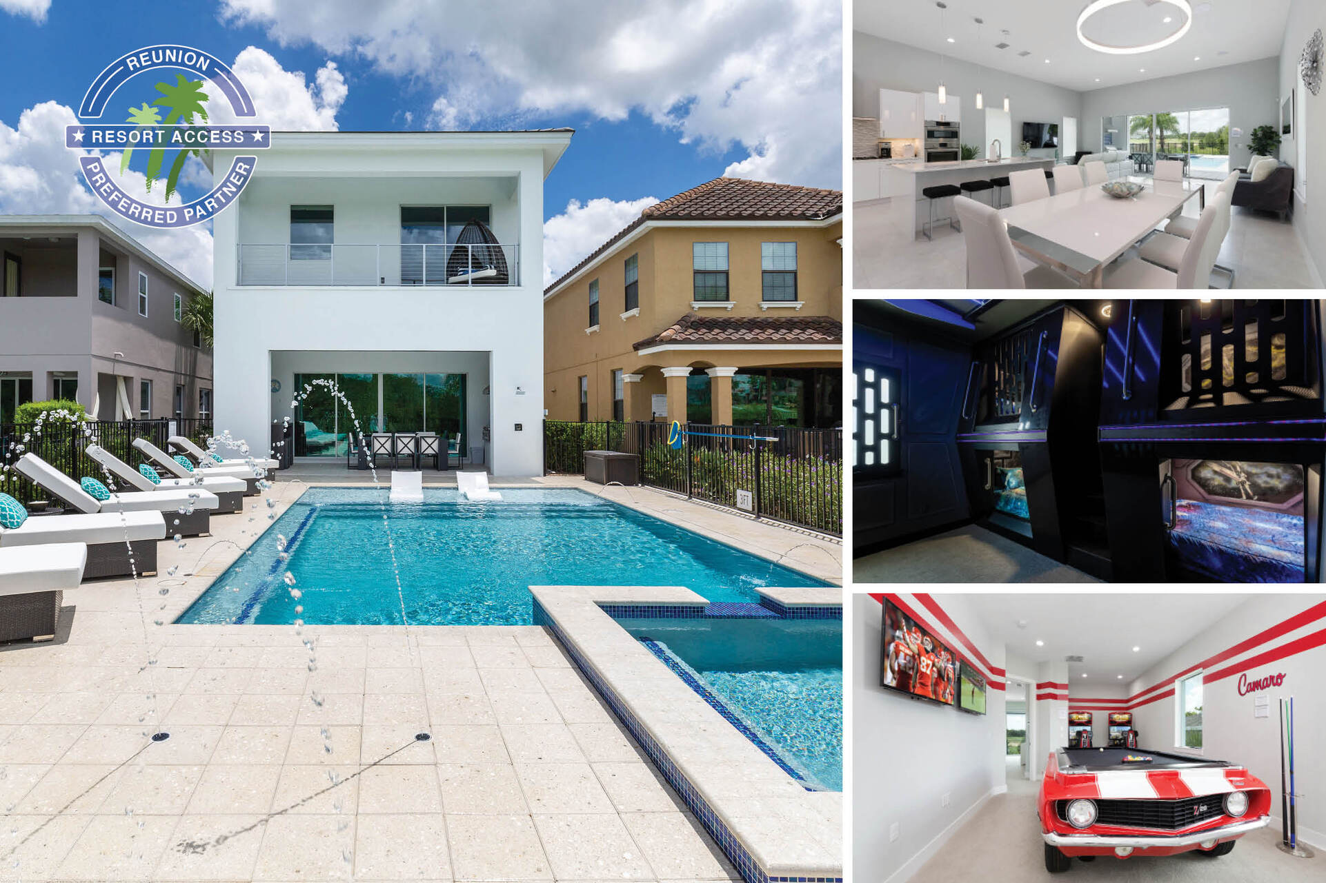 Modern Luxury Villa is a custom-built villa with a West facing pool, splash pad, movie room, and custom kids bedroom  | PHOTOS TAKEN: July 2019