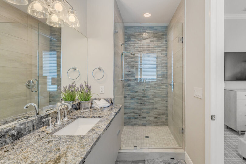 Beautiful ensuite bathroom with walk-in shower