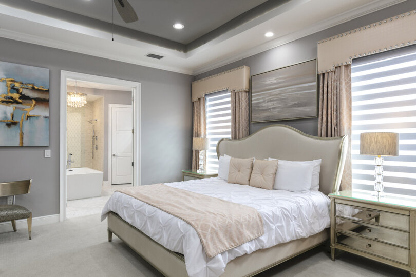 This suite has a king bed, sitting area, and balcony access
