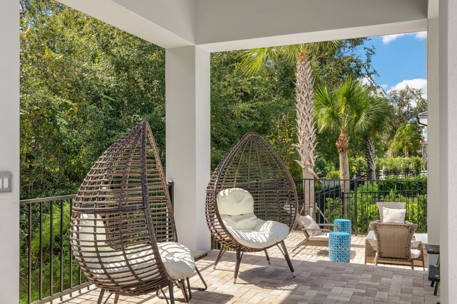 Enjoy the comfort and privacy of the cabana