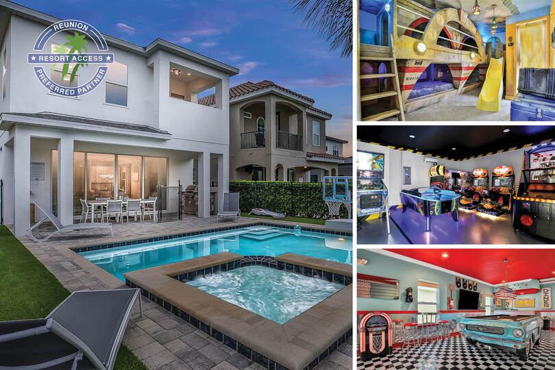 Ruhige Villa mit 5 Schlafzimmern in Orlando, 6593, Kissimmee, United States