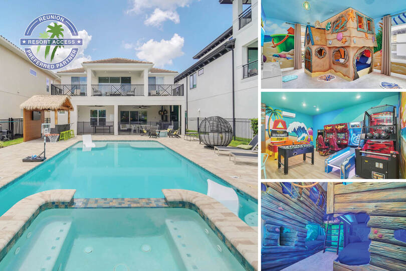 Luxuriöse Villa mit 6 Schlafzimmern in Orlando Oasis, 6635, Kissimmee, United States