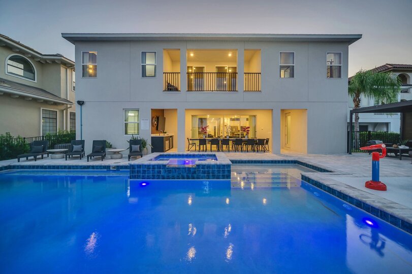 Enjoy magical evenings on your extended pool deck featuring one of the largest pools in the Resort