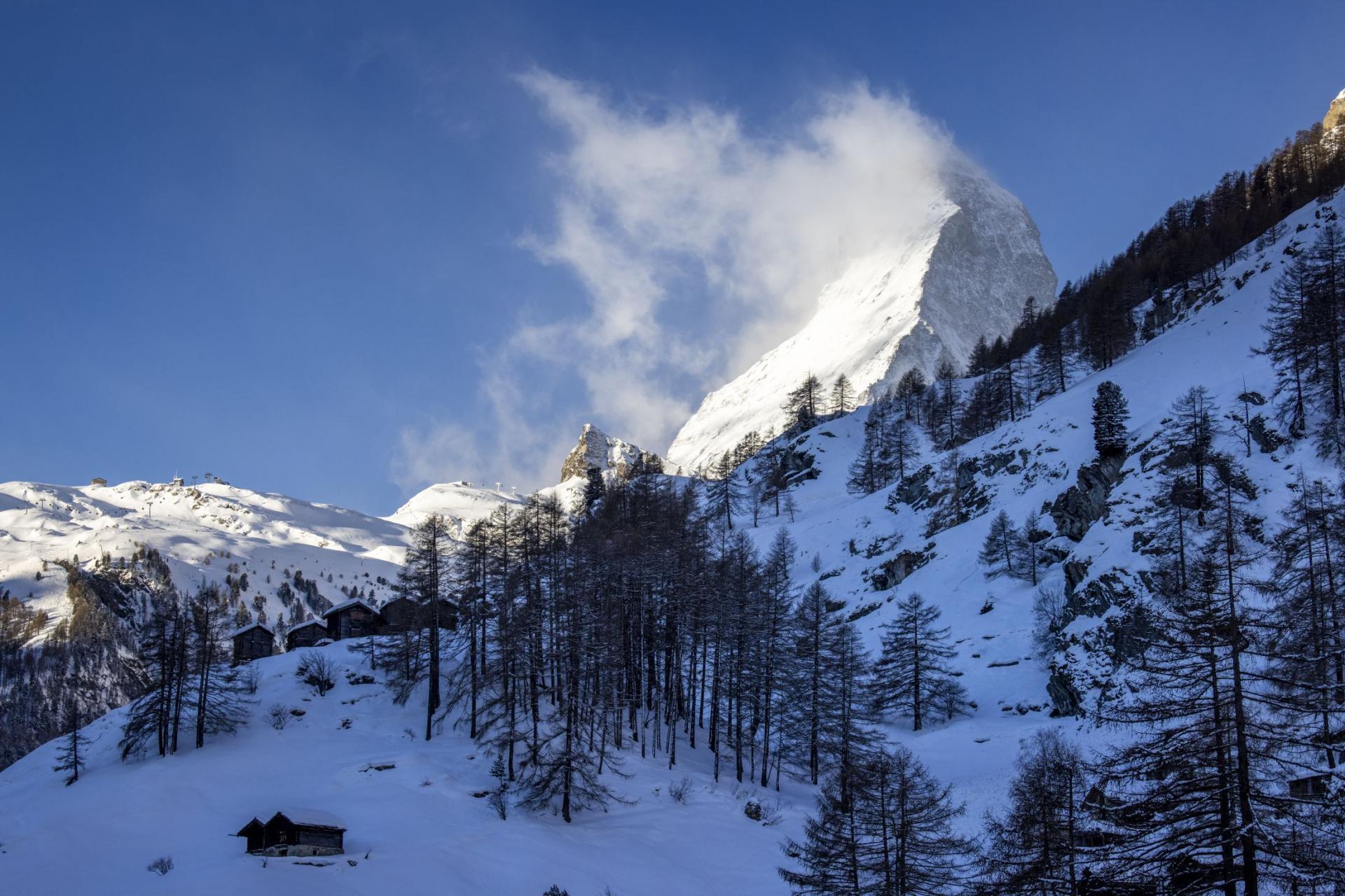 Matterhornblick und alpine Eleganz, Luxus-Walliser-Chalet 1407