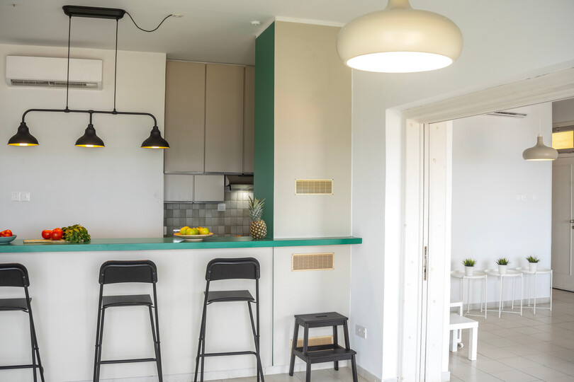 Moderne H2O Suite in der Nähe des Strandes von Ayia Triada