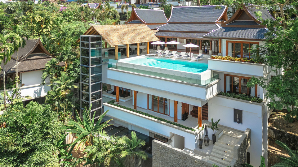 5-Sterne-Villa Baan View Talay – Zenith-Villa mit Meerblick, ถลาง, Thailand
