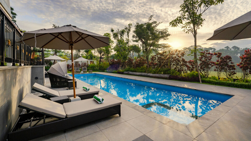 Pala Ubud - Villa Sanghyang - Expansive swiming pool