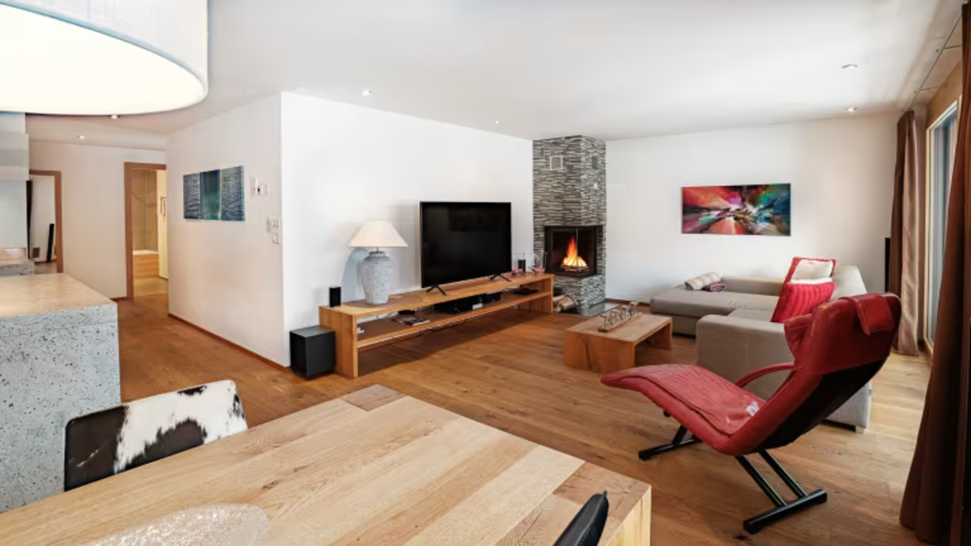 Geräumige 3-Zimmer-Wohnung mit Balkon in Zermatt, Wohnung 1238