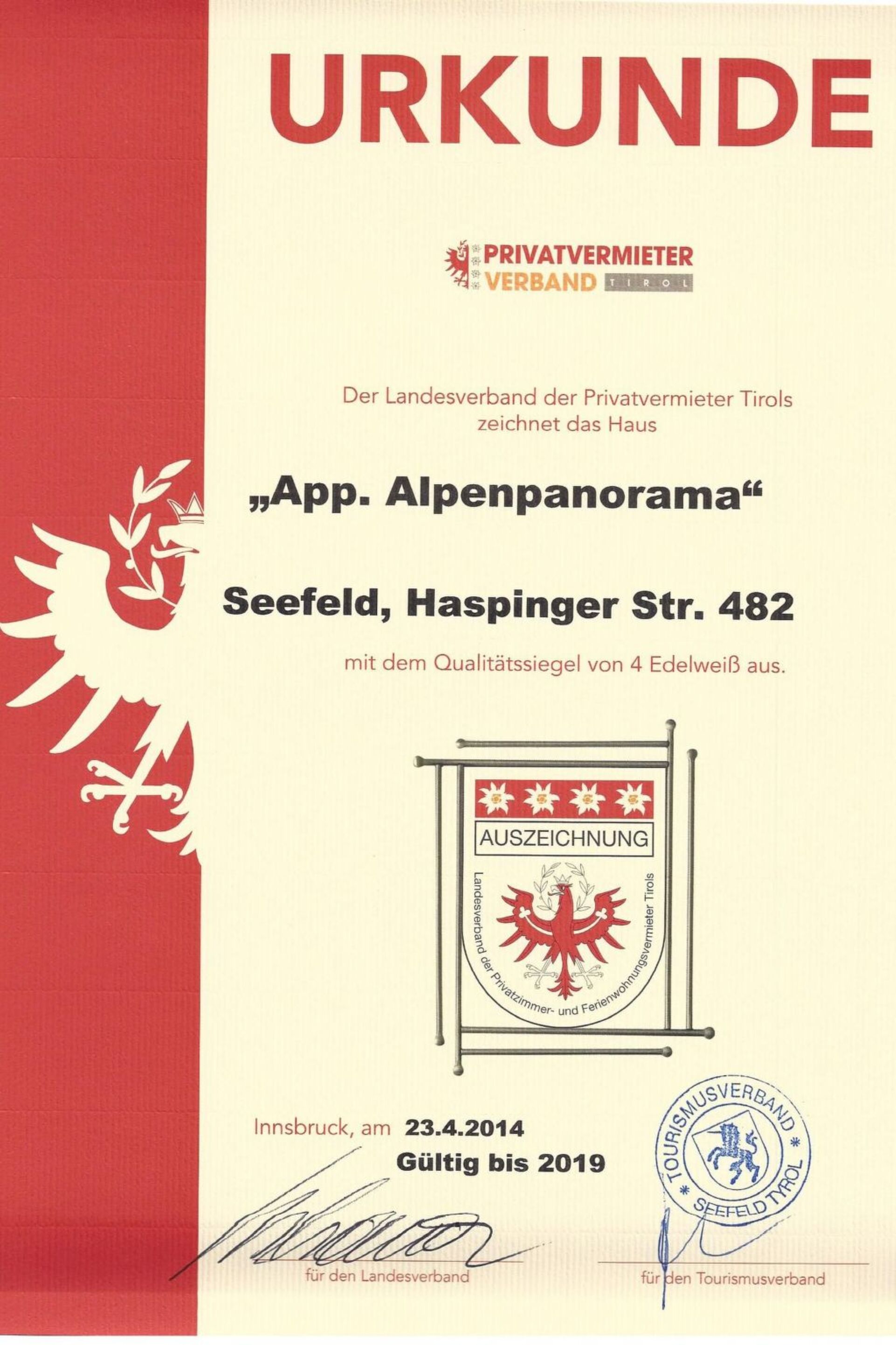 Ferienwohnung mit einem Schlafzimmer in Innsbruck-Land, für 4 Personen, 1328
