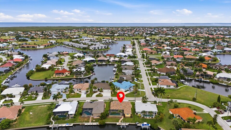 Gorgeous 4 bedroom, 2 bathroom waterfront home with private pool in Punta Gorda, FL